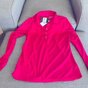 Long sleeve nike golf shirt